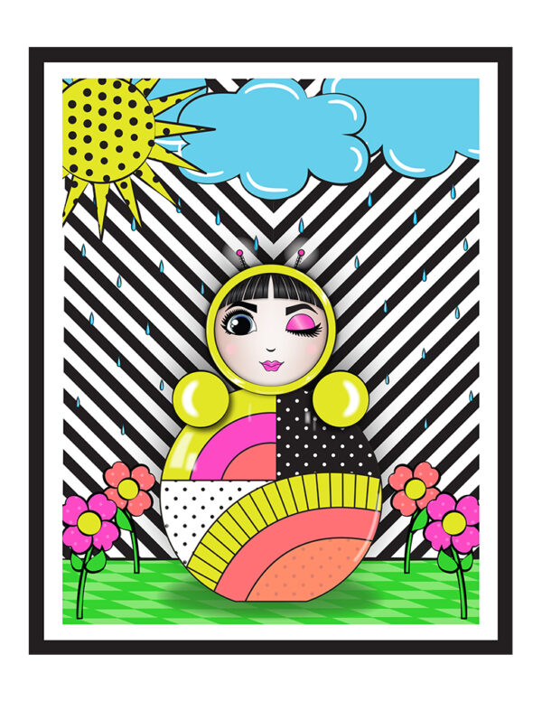 "Pop Sun" art print