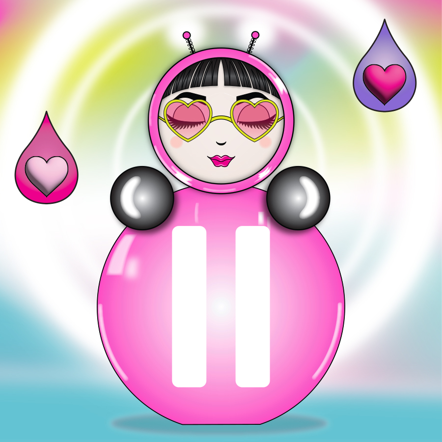 O Character Card – Please Hold Studio art by Alla K featuring O, the resilient and reflective anchor.