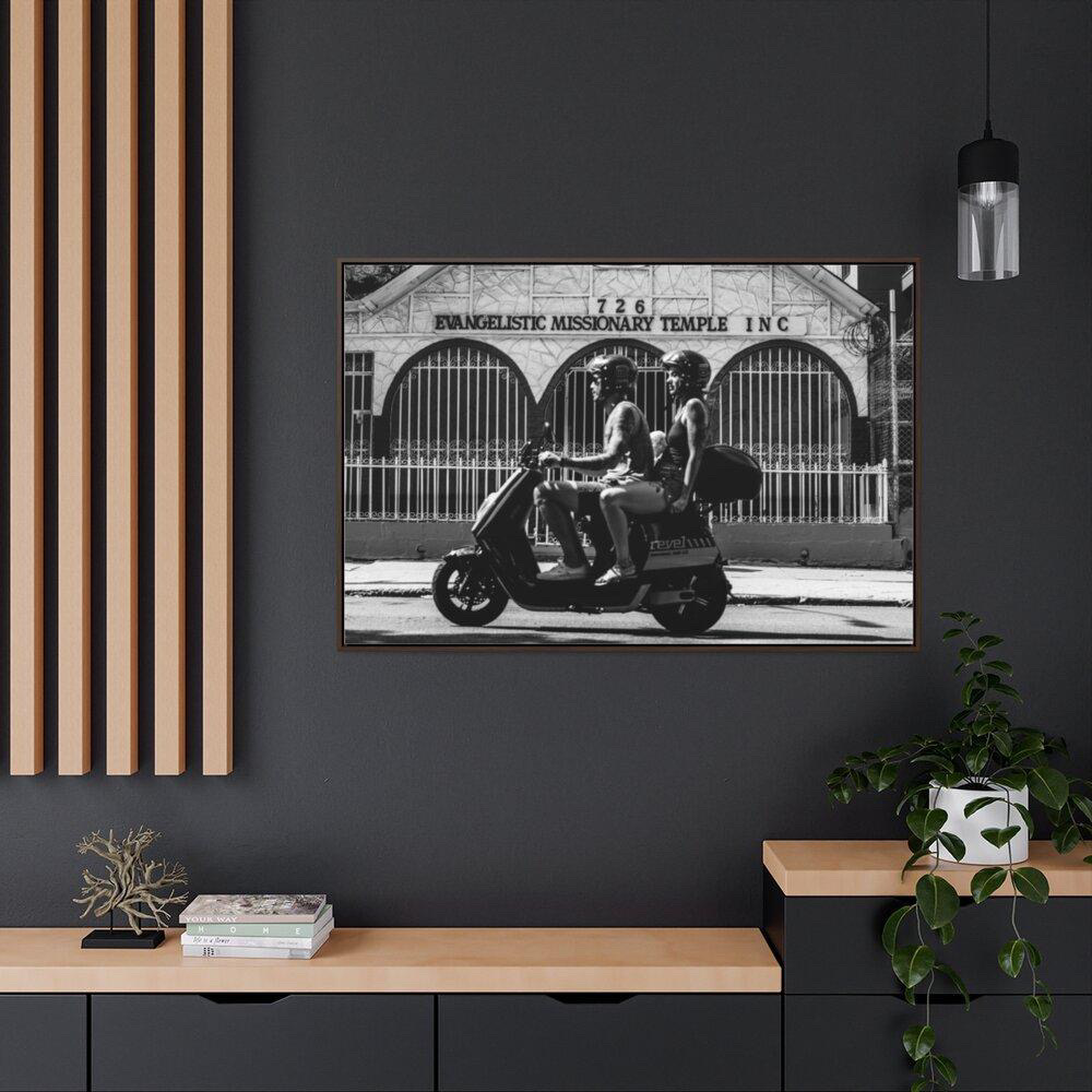 Artwork by Joe Rabcow featuring TV head characters, analog textures, and layered street-inspired visuals exploring identity, nostalgia, and media.